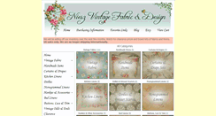 Desktop Screenshot of nieszvintagefabric.com